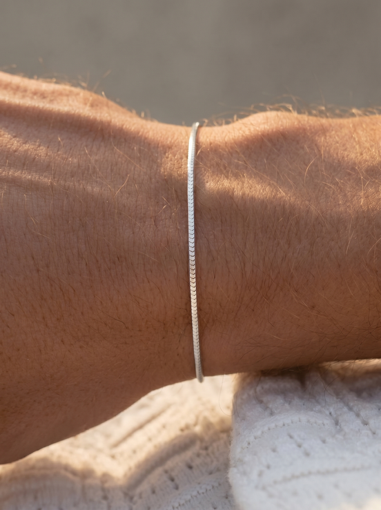 Octagon Chain Bracelet