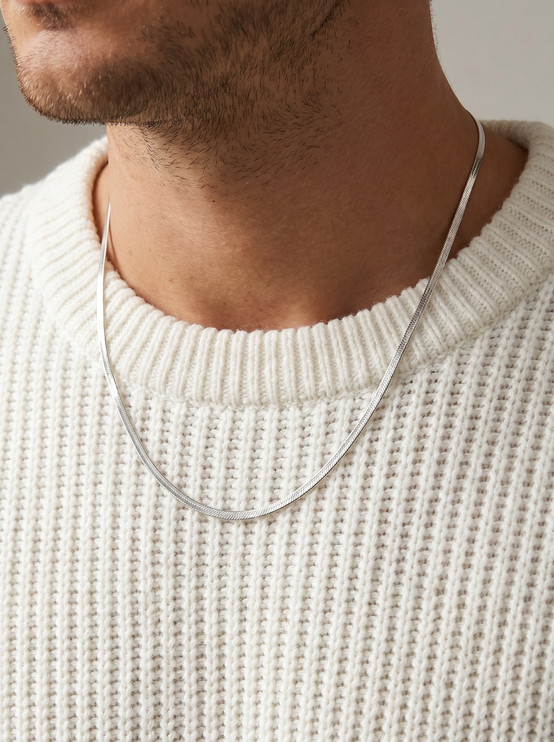 Herringbone Chain Necklace