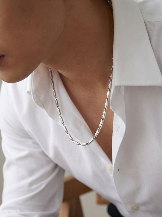 Rectangle Chain Necklace