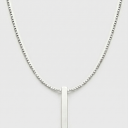 Minimal Pendant & Box Chain