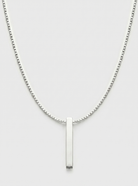 Minimal Pendant & Box Chain