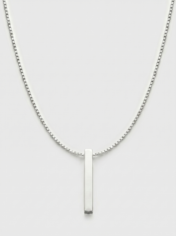 Minimal Pendant & Box Chain