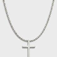 Cross Pendant & Classic Chain