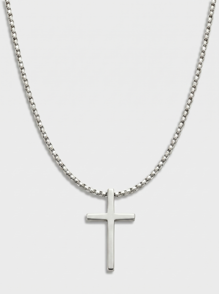 Cross Pendant & Classic Chain