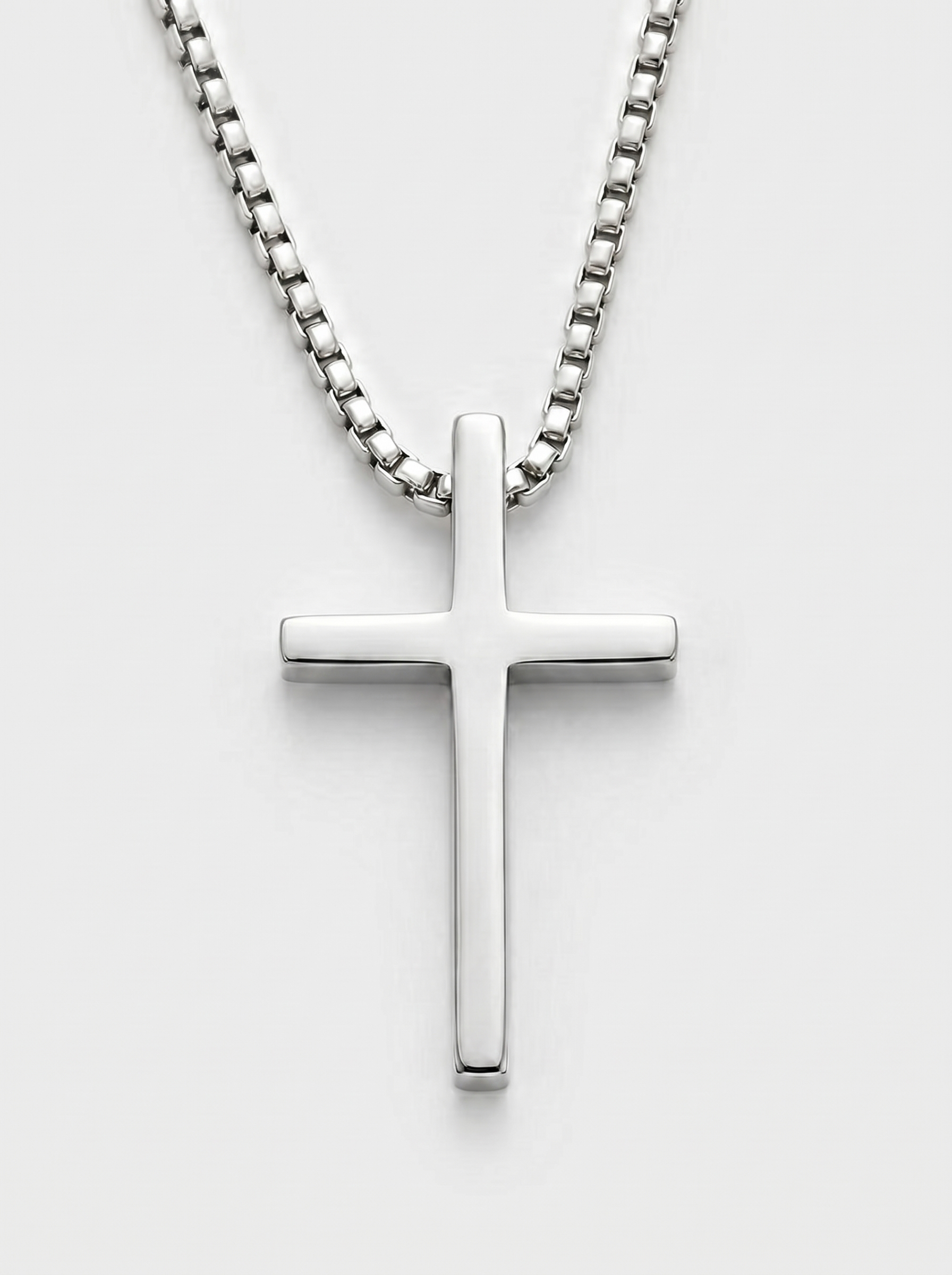 Cross Pendant & Classic Chain