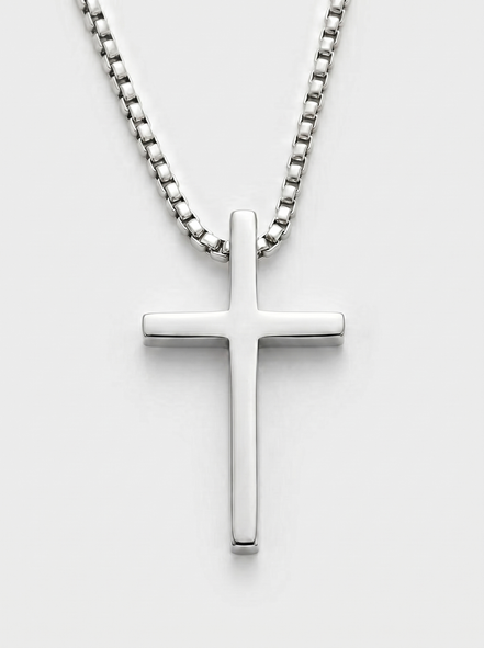 Cross Pendant & Classic Chain