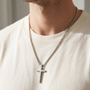 Cross Pendant & Classic Chain